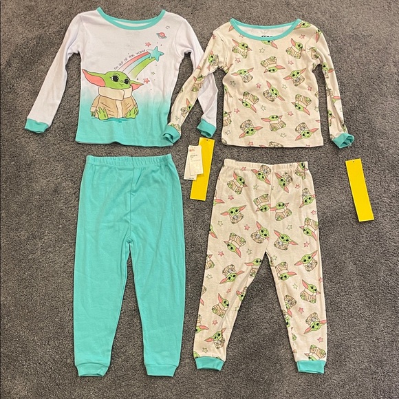 Star Wars Other - NWT Star Wars Kids Pajamas Set with Baby Yoda Design